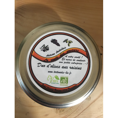 TARTINADE DUO D'OLIVES 145G