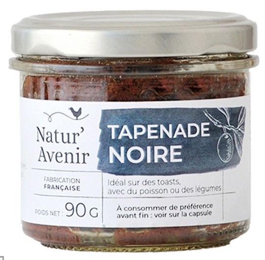 TAPENADE OLIVES NOIRES 90G